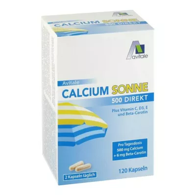 CALCIUM SONNE 500 kapselia, 120 kpl