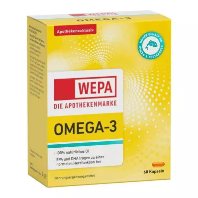 WEPA Omega-3-kapselit, 60 kapselia