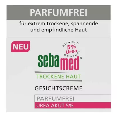 SEBAMED Kuivan ihon hajusteeton kasvovoide, 50 ml