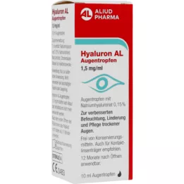 HYALURON AL Silmätipat 1.5 mg/ml, 1X10 ml