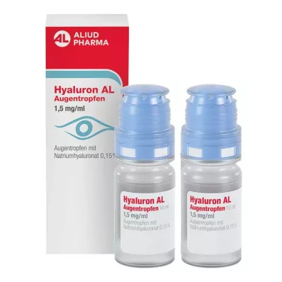 HYALURON AL Silmätipat 1,5 mg/ml, 2X10 ml HYALURON AL Silmätipat 1,5 mg/ml, 2X10 ml
