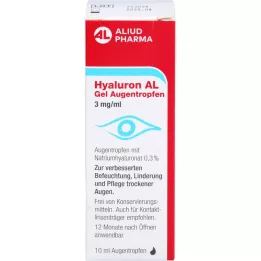 HYALURON AL Silmätipat, geeli 3 mg/ml, 1X10 ml