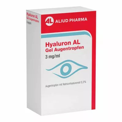 HYALURON AL Silmätipat, geeli 3 mg/ml, 2X10 ml HYALURON AL Silmätipat, geeli 3 mg/ml, 2X10 ml