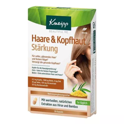 KNEIPP Hiuksia &amp; päänahkaa vahvistavia kapseleita, 30 kpl