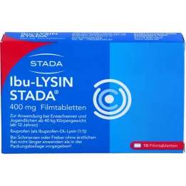 IBU-LYSIN STADA 400 mg kalvopäällysteiset tabletit, 10 kpl