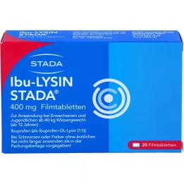 IBU-LYSIN STADA 400 mg kalvopäällysteiset tabletit, 20 kpl