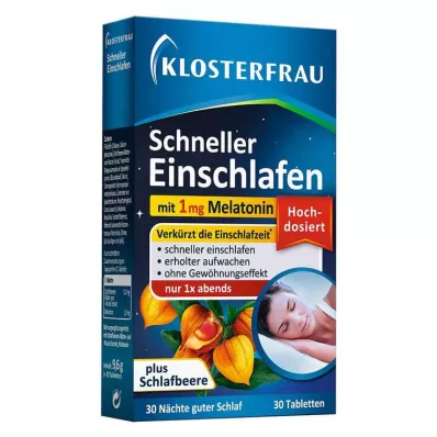 KLOSTERFRAU Faster Sleep -tabletit, 30 kapselia