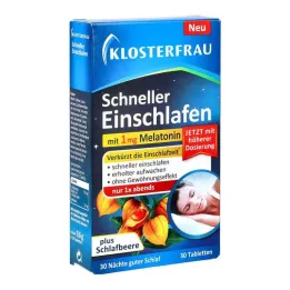 KLOSTERFRAU Faster Sleep -tabletit, 30 kapselia