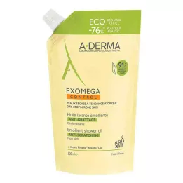 A-DERMA EXOMEGA CONTROL Suihkuöljyn täyttö, 500 ml