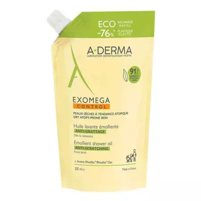 A-derma Exomega Control Shower Oil Refill (500 ml) A-derma Exomega Control Shower Oil Refill (500 ml)