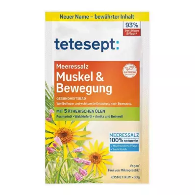 TETESEPT Merisuolainen lihas &amp; Liikunta, 80 g