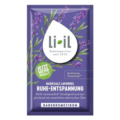LI-IL Kylpysuola laventeli rauhallinen + rentoutus, 80 g