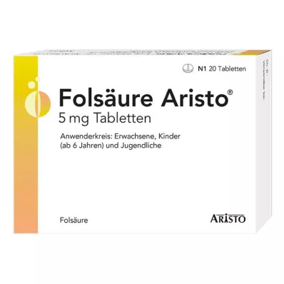 Foolihappo Aristo 5 mg tabletit, 20 kpl