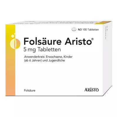 Foolihappo Aristo 5 mg tabletit, 100 kpl