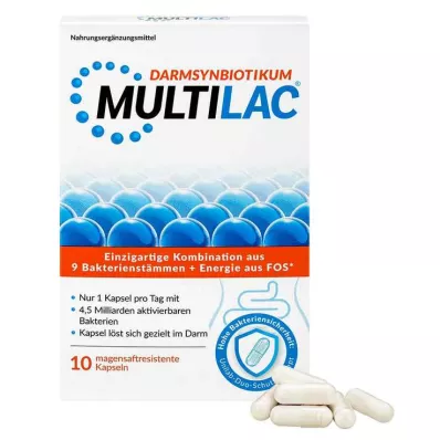 MULTILAC Intestinal Synbiotic enterokapselit, 10 kpl MULTILAC Intestinal Synbiotic enterokapselit, 10 kpl