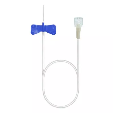 Venofix A suonenpunktio b.23 G 0,65x19mm 30cm sininen, 1 kpl