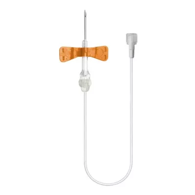 Venofix turvasuonenpiste.25 G 0,5x19mm 30cm oranssi, 1 kpl