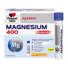 DOPPELHERZ Magnesium 400 Liquid system Trinkamp., 30 kpl