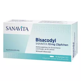 BISACODYL SANAVITA 10 mg peräpuikko, 10 kpl