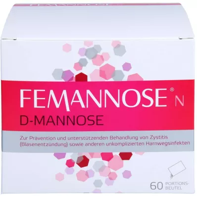 FEMANNOSE N-granulaattipussi, 60 kpl