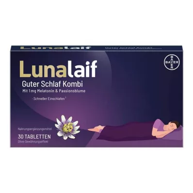 Lunalaif hyvän unen yhdistelmätabletit, 30 kpl