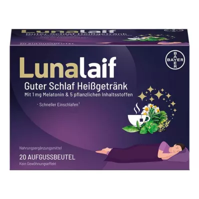 Lunalaif Good Sleep kuumajuomapussit, 20 kpl