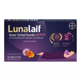 LUNALAIF Good Sleep Combi Depot -tabletit, 15 kpl