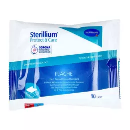 STERILLIUM Protect &amp; Care pintadesinfektiopyyhkeet, 10 kpl