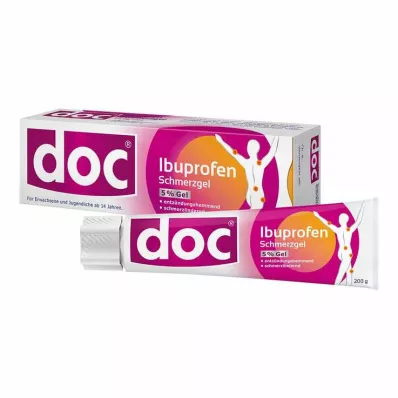 DOC IBUPROFEN Kipugeeli 5%, 200 g DOC IBUPROFEN Kipugeeli 5%, 200 g