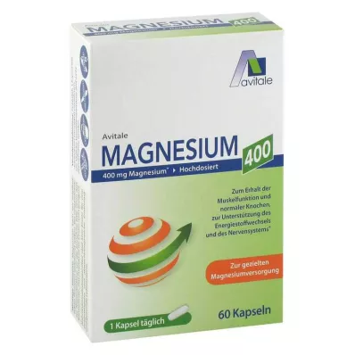 Magnesium 400 mg kapselit, 60 kpl