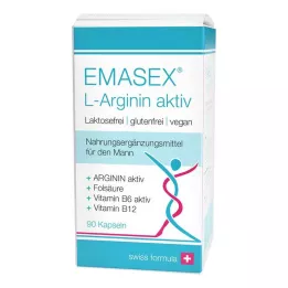 EMASEX L-arginiini Active Kapselit, 90 kapselia