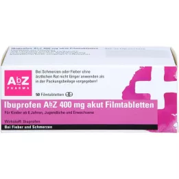 IBUPROFEN AbZ 400 mg akuutteja kalvopäällysteisiä tabletteja, 50 kpl