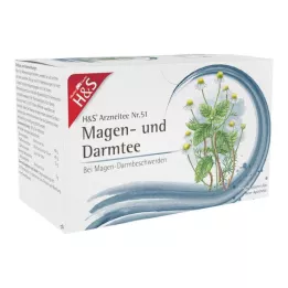 H&amp;S Vatsa- ja suolistotee suodatinpussi, 20X2.0 g