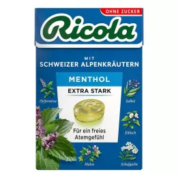 RICOLA o.Z.Box Menthol extra vahvat makeiset, 50 g