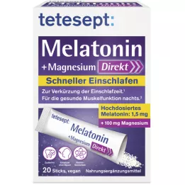 TETESEPT Melatoniini+Magnesium Direct Sticks, 20 kpl
