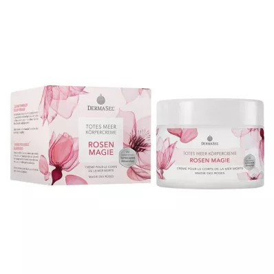 DERMASEL Kuolleenmeren vartalovoide Rose Magic, 200 ml