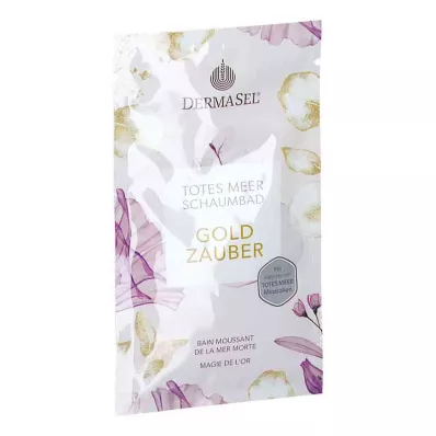DERMASEL Kuolleenmeren vaahtokylpy Gold Magic, 40 ml