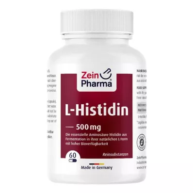 L-HISTIDIN 500 mg kapselit, 60 kpl