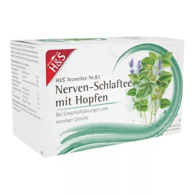 H&amp;S Hermo- ja unitee humalalla suodatinpussi, 20X1.5 g, 20X1.5 g