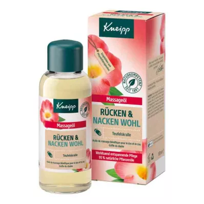 KNEIPP Hierontaöljy selkä &amp; kaula Well, 100 ml