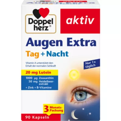 DOPPELHERZ Eyes Extra Day+Night Kapselit, 90 kapselia, 90 kpl