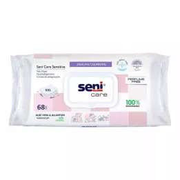 SENI care sensitive kosteuspyyhkeet, 68 kpl