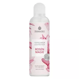 DERMASEL Kuolleenmeren suihkuvaahto Rose Magic, 200 ml
