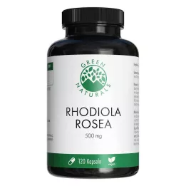 GREEN NATURALS Rhodiola Rosea 500 mg suurannoskapseli, 120 kpl