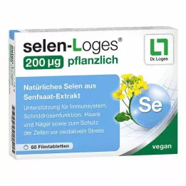 SELEN-LOGES 200 μg kasviperäisiä kalvopäällysteisiä tabletteja, 60 kpl