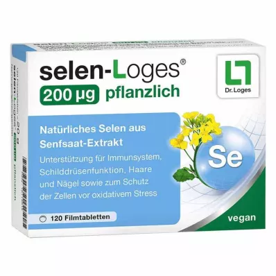 SELEN-LOGES 200 μg kasviperäisiä kalvopäällysteisiä tabletteja, 120 kpl