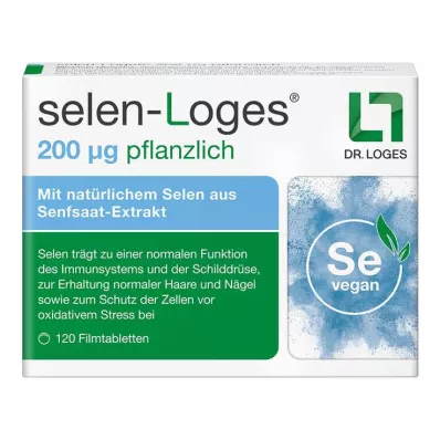 Selen-Loges 200 µg kasviskalvopäällysteiset tabletit, 120 kpl