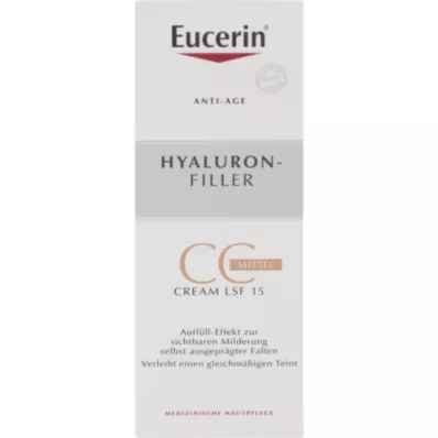 EUCERIN Anti-Age Hyaluron-Filler CC Cr.mitt.LSF 15, 50 ml