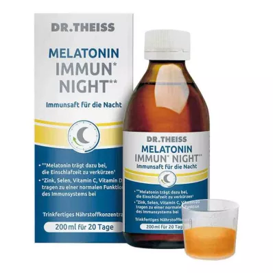 DR.THEISS Melatoniini Immune Night Juice, 200 ml