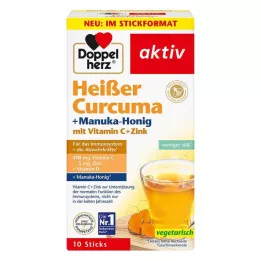 DOPPELHERZ kuuma kurkuma+manukahunaja rakeet, 10 kpl